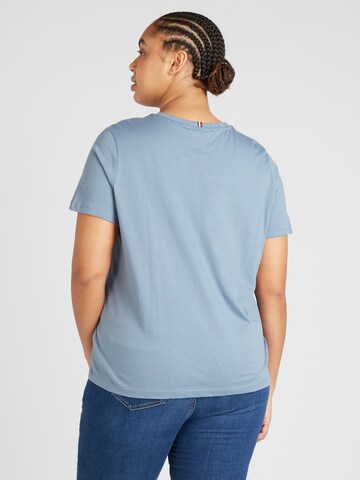 Tommy Hilfiger Curve T-Shirt in Blau