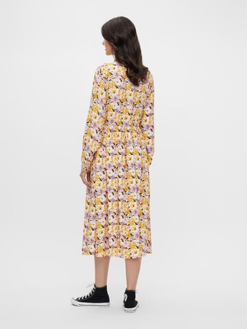 PIECES Shirt Dress 'DANSI' in Yellow