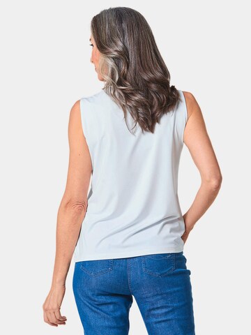 Goldner Top in Blau