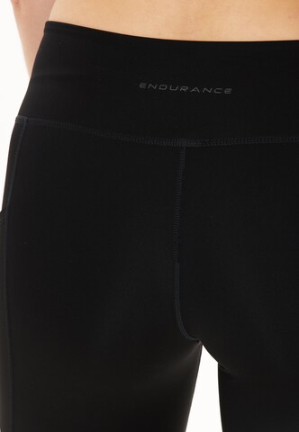 ENDURANCE Skinny Workout Pants in Black