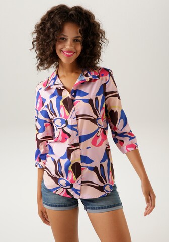 Aniston CASUAL Blouse in Pink: front