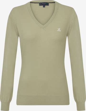Sir Raymond Tailor Sweater 'Verty' in Green: front