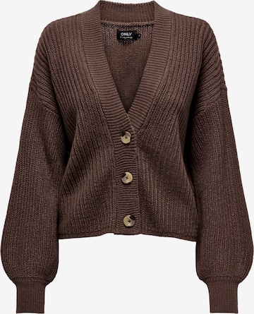 Cardigan 'KAROL' Only Tall en marron : devant