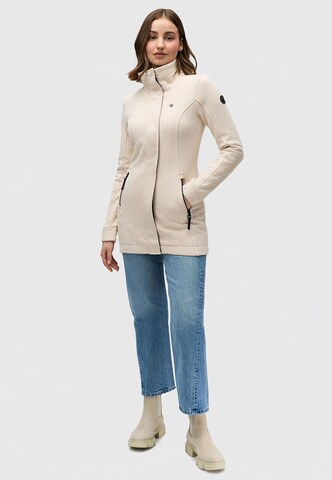 Veste de survêtement 'Letrice' Ragwear en beige : devant