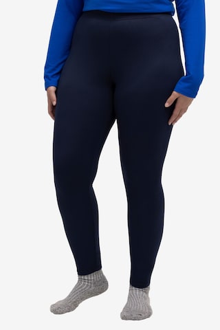 Ulla Popken Skinny Leggings in Blauw: voorkant