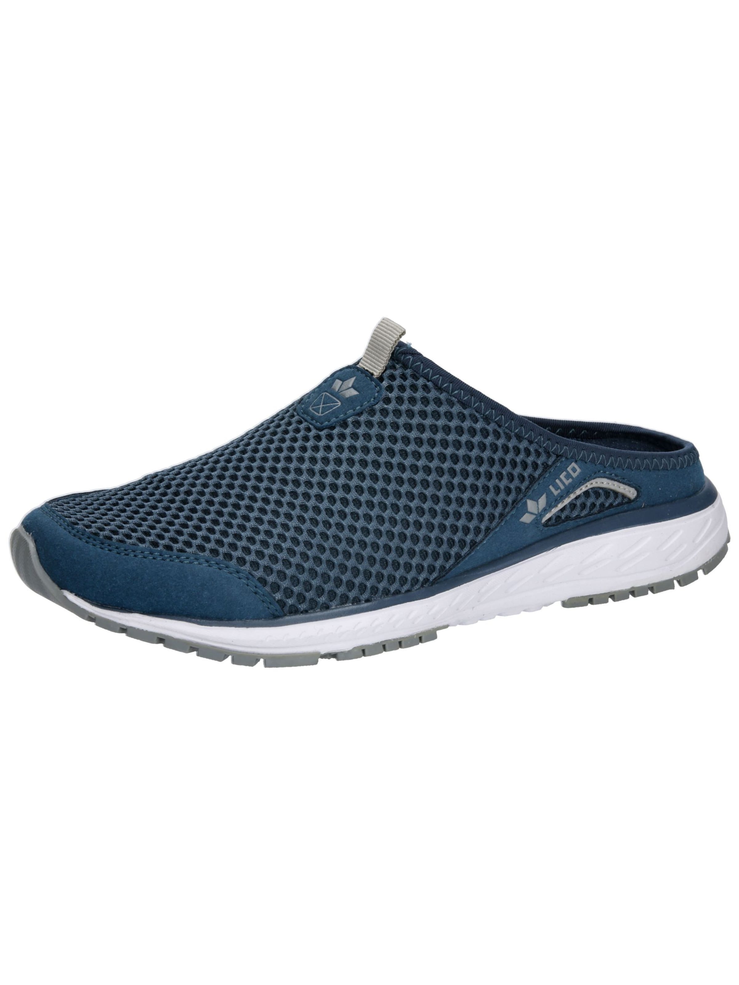LICO Slip-Ons 'Sun Sabot' in Blue: front