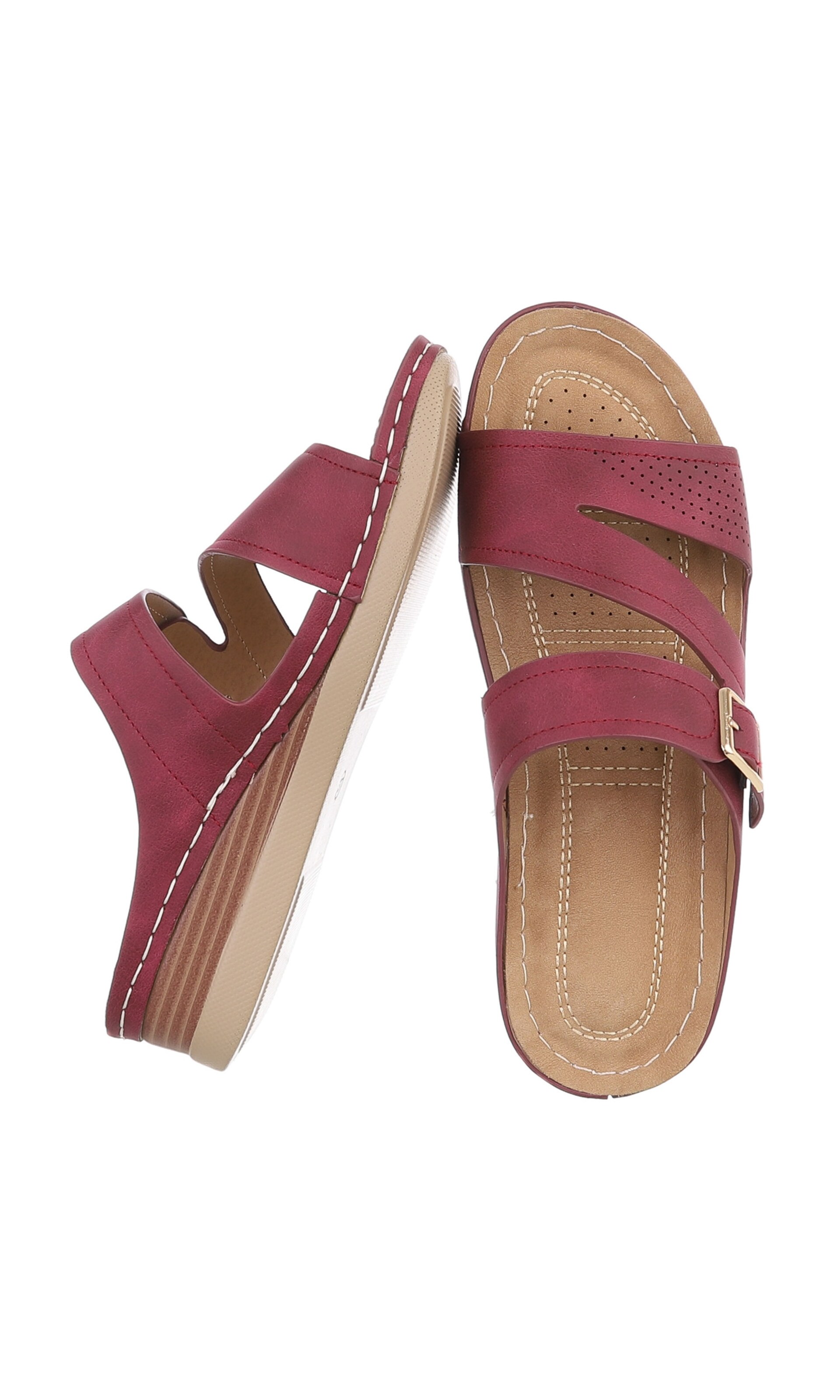 Ital-Design Mules in Red