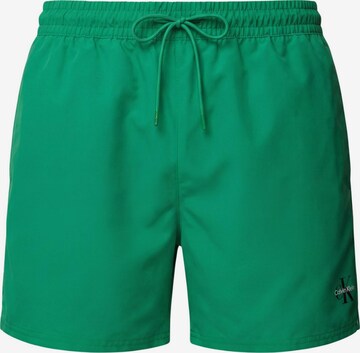 Calvin Klein Badeshorts in Grün: Vorderseite