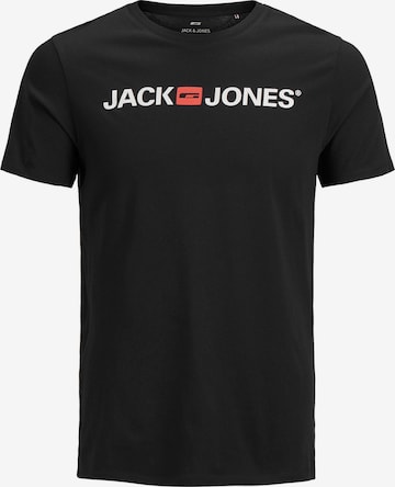 Maglietta 'JJECorp' di Jack & Jones Plus in nero: frontale