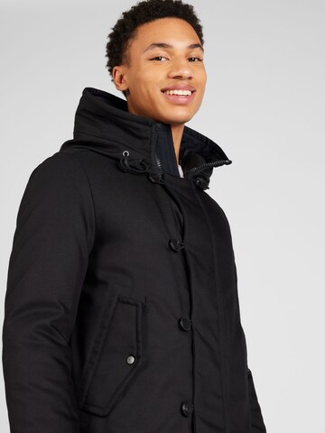 Peuterey Winterparka in Schwarz