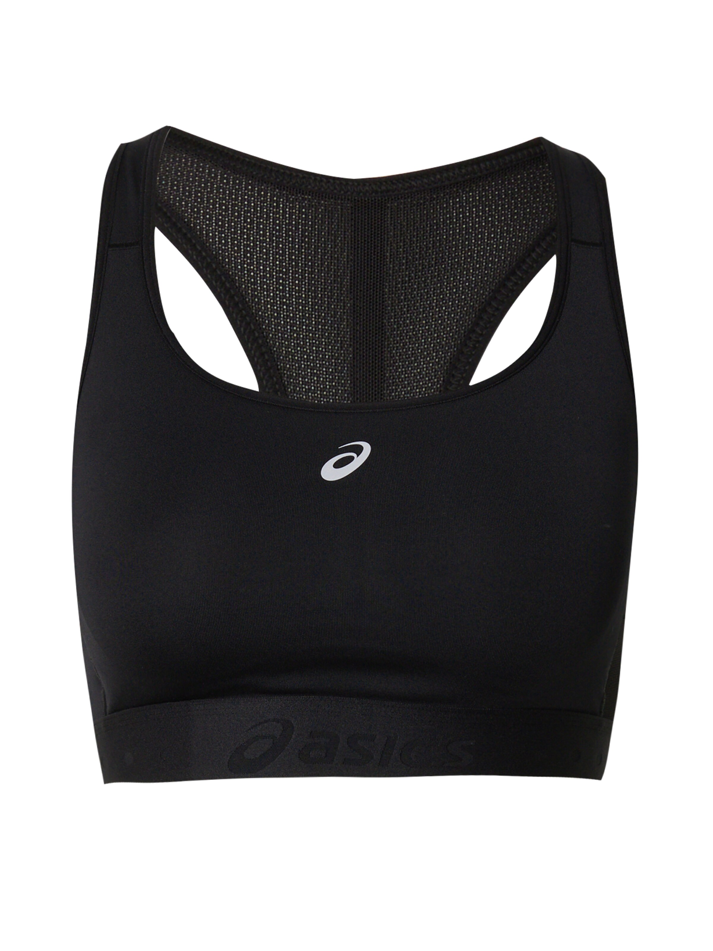 Soutien-gorge de sport 'Road' ASICS en noir : devant