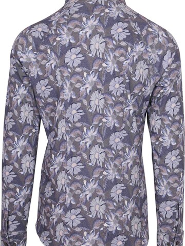 DESOTO Slim fit Button Up Shirt in Blue
