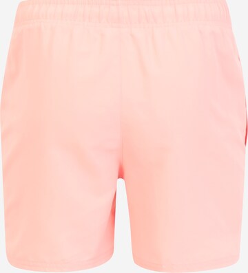 Nike Swim Regular Athletic Swim Trunks in Orange