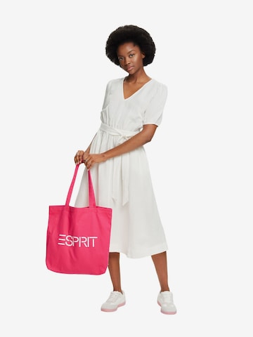 ESPRIT Kleid in Weiß