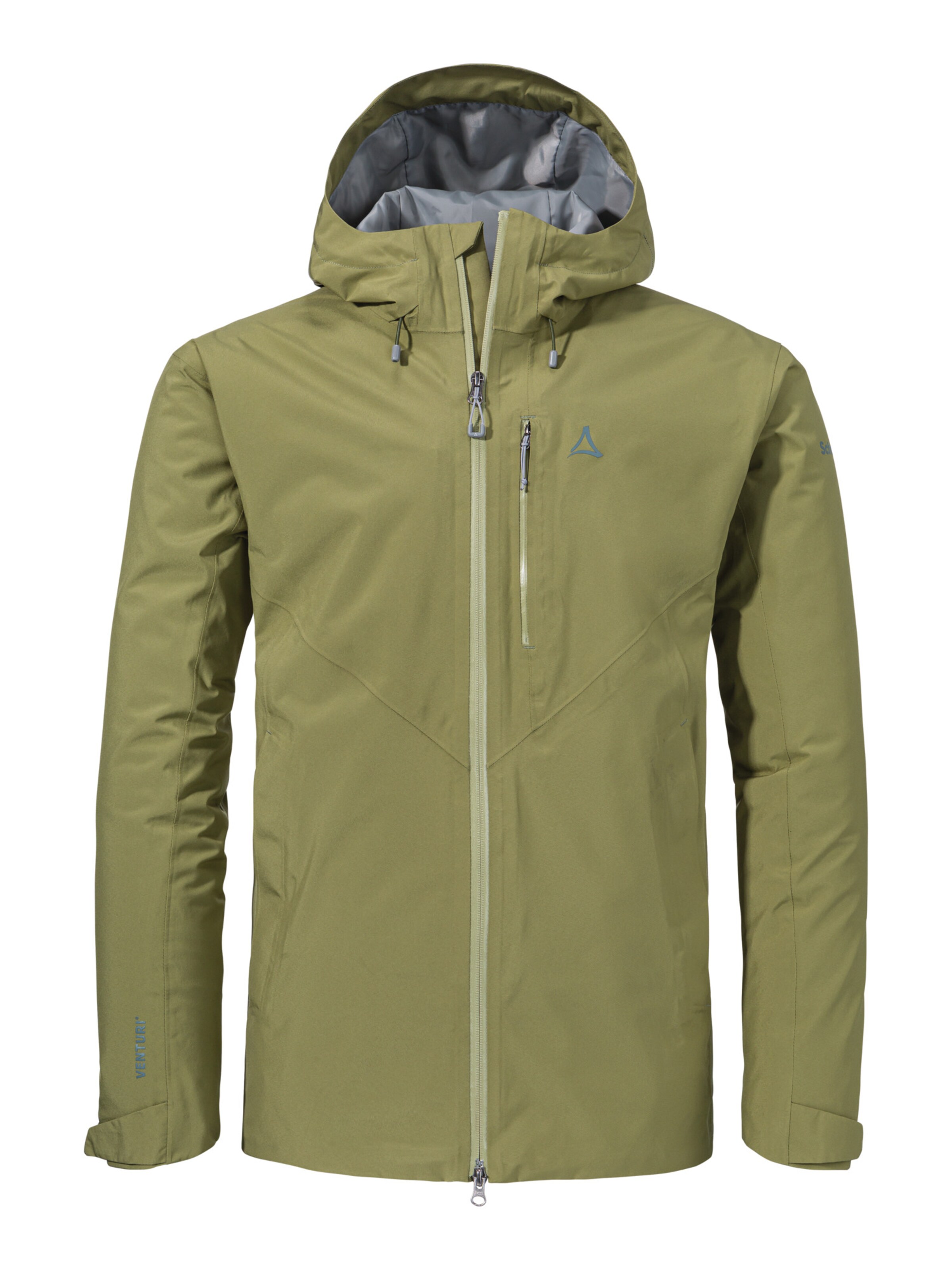 Schöffel Outdoorjas ' Hiking Jacket Style Mauku MNS ' in Groen: voorkant