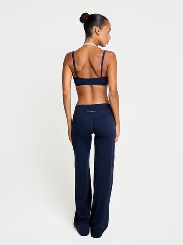 YO-GAYA Bustier Sport bh 'Layered Halter Bra' in Blauw