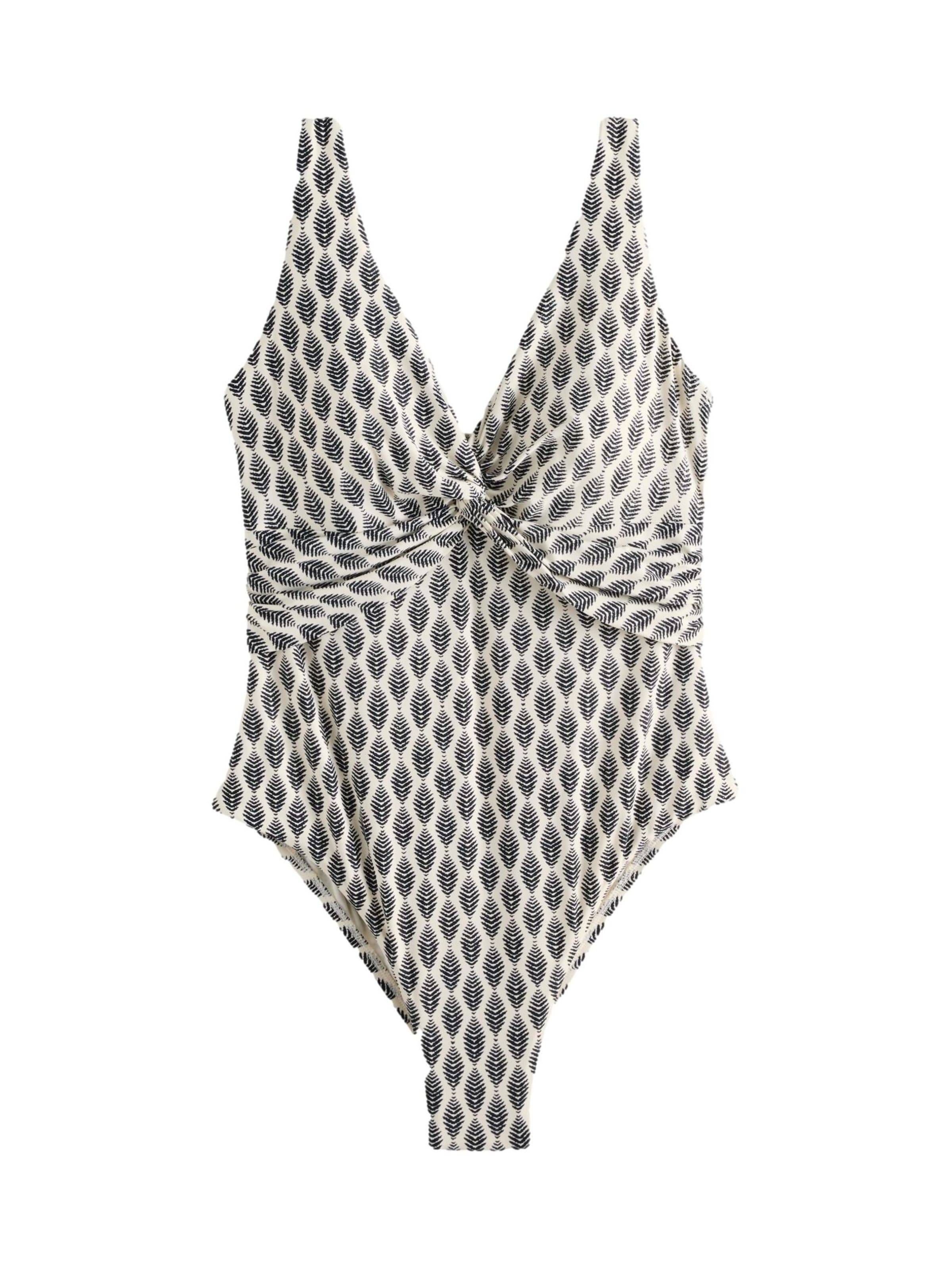 Next Swimsuit in Cream / Black, Item view