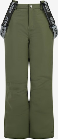 PROTEST Sports trousers 'PRTSticks JR' in Green: front