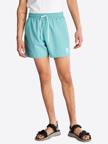 TIMBERLAND Regular Zwemshorts 'Solid Swim' in Blauw: voorkant