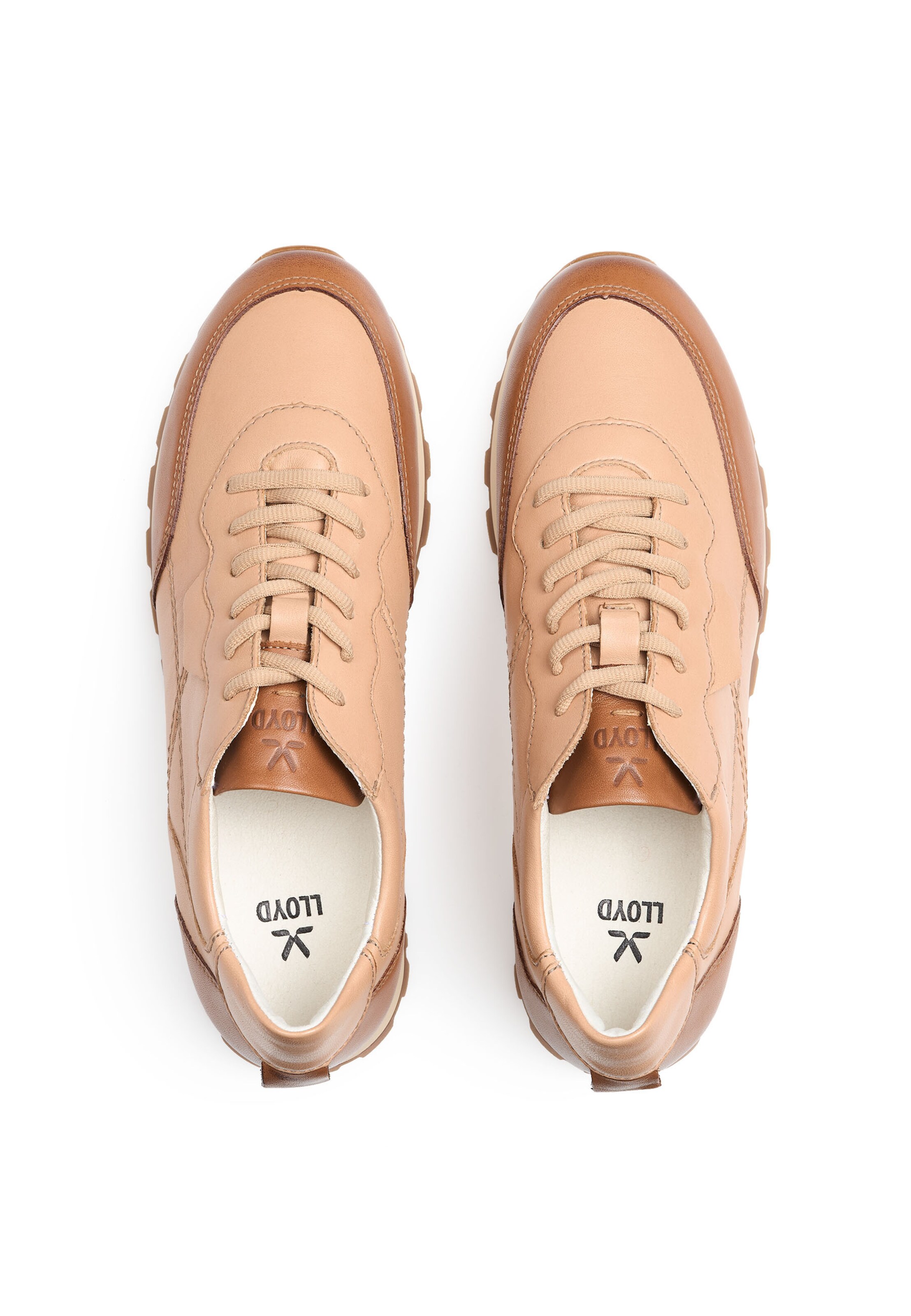 LLOYD Platform trainers 'Gia' in Brown