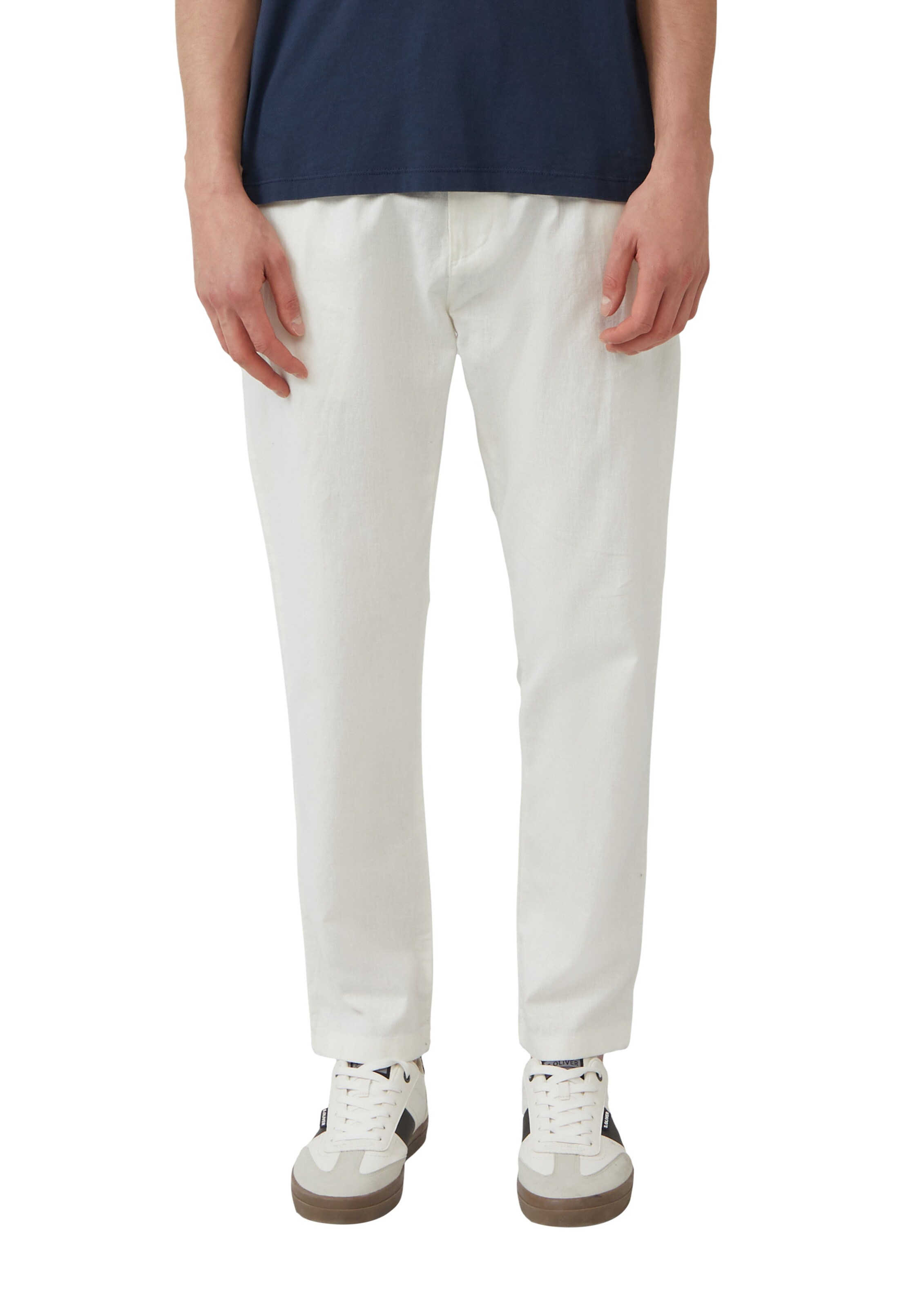 s.Oliver Regular Hose 'Detroit' in Weiß: Vorderseite