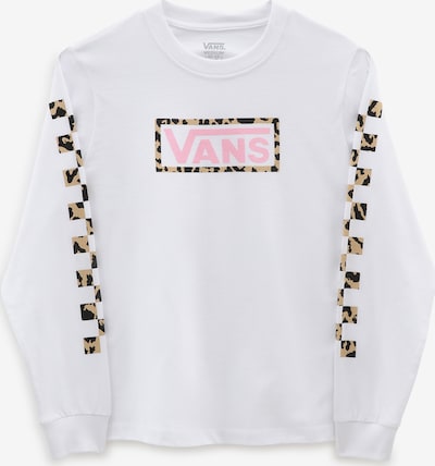 VANS Shirt 'Leopard Box' in Light brown / Pink / Black / White, Item view