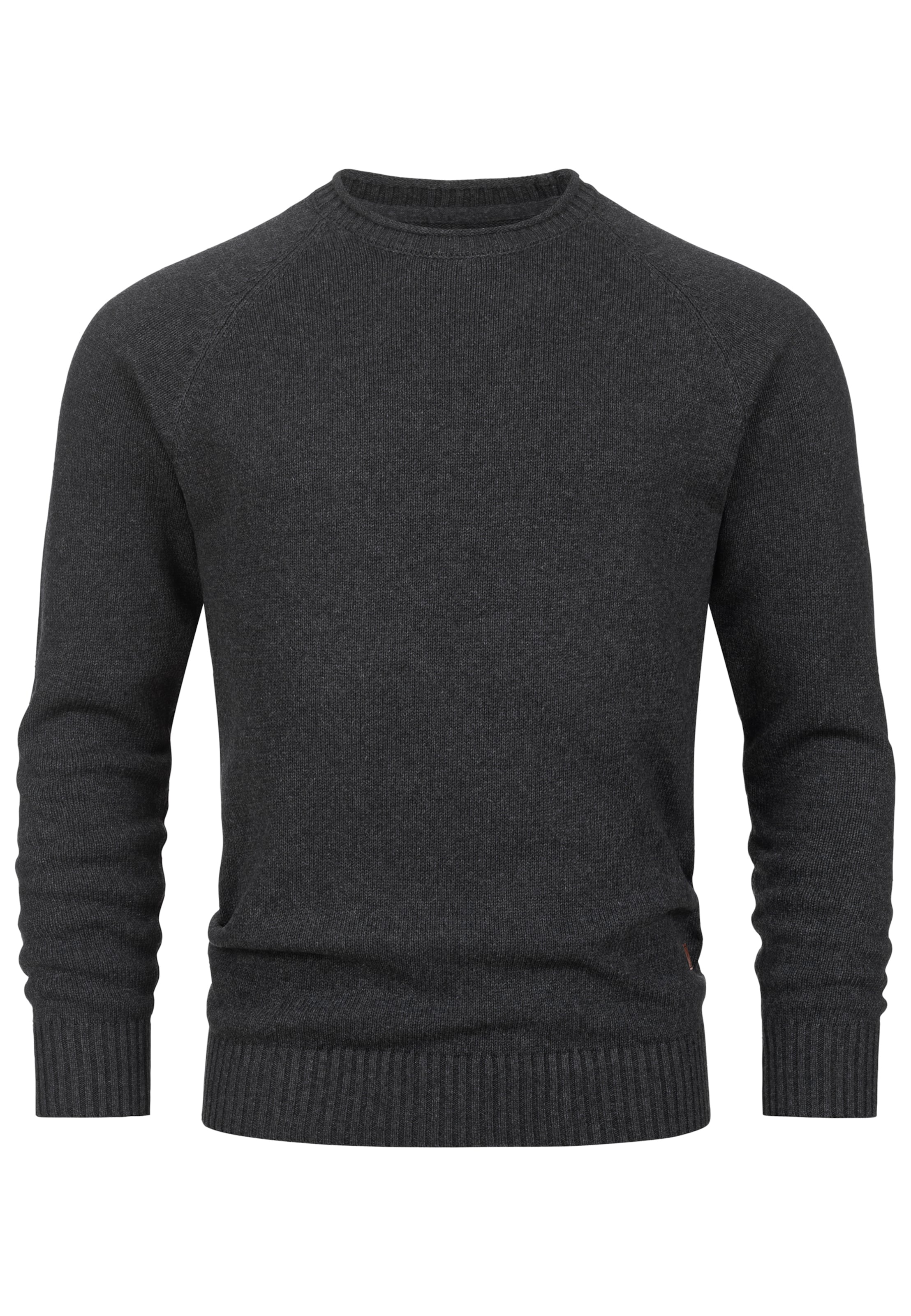 INDICODE JEANS Sweater 'Massum' in Grey: front