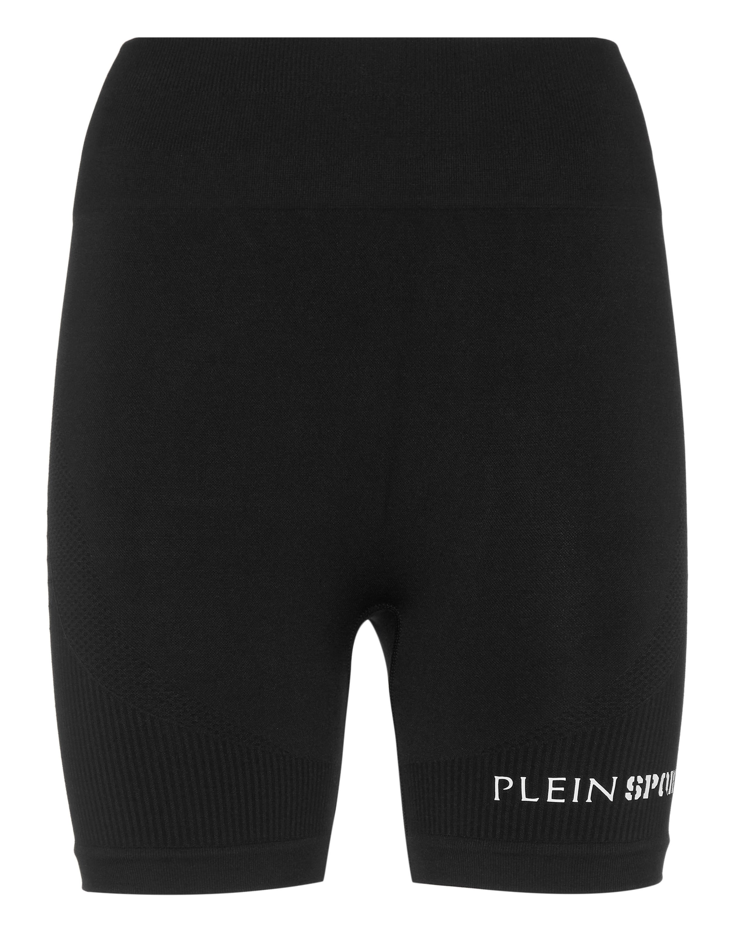 Plein Sport - Skinny Leggings en negro: frente