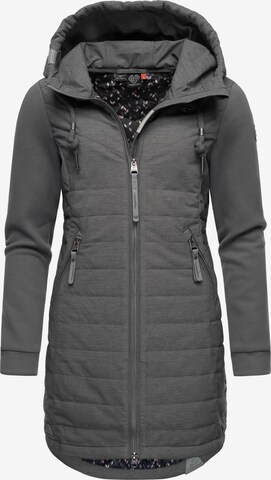 Manteau d’hiver 'Lucinda' Ragwear en gris : devant