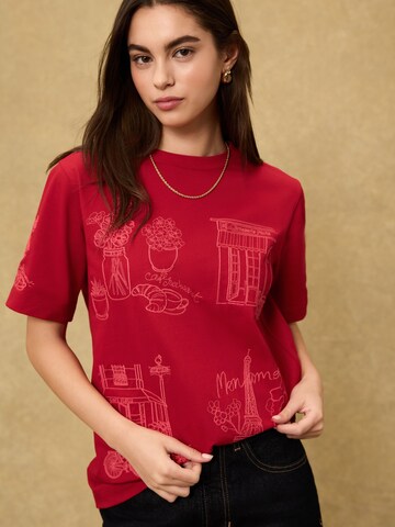 Next Shirts 'Provence' i rød: forside