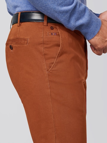 Meyer Hosen Regular Chino Pants 'Roma' in Brown