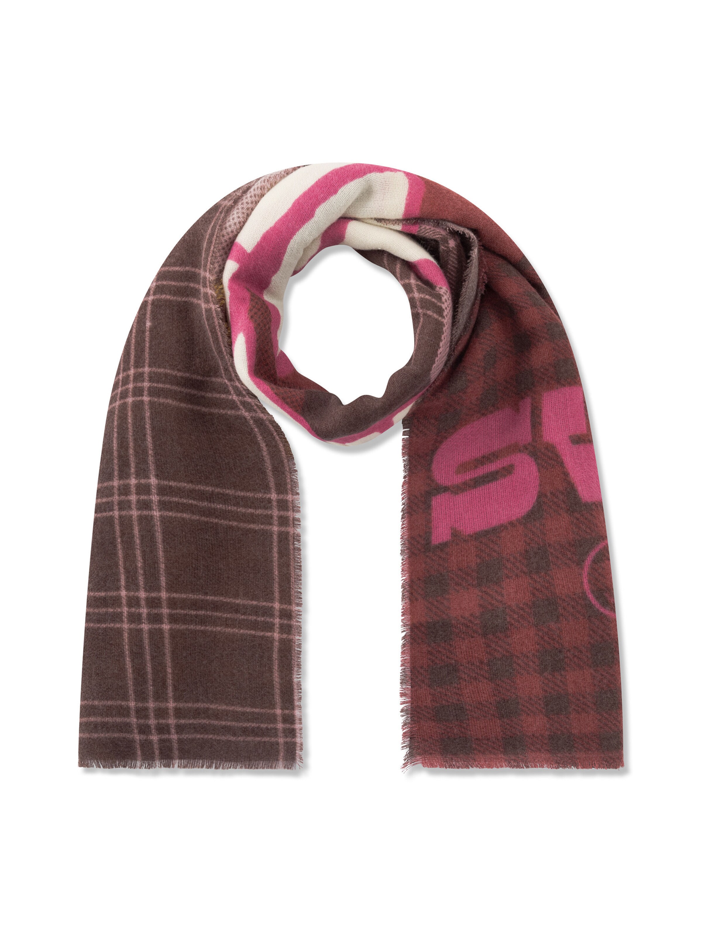 Écharpe CODELLO en marron : devant