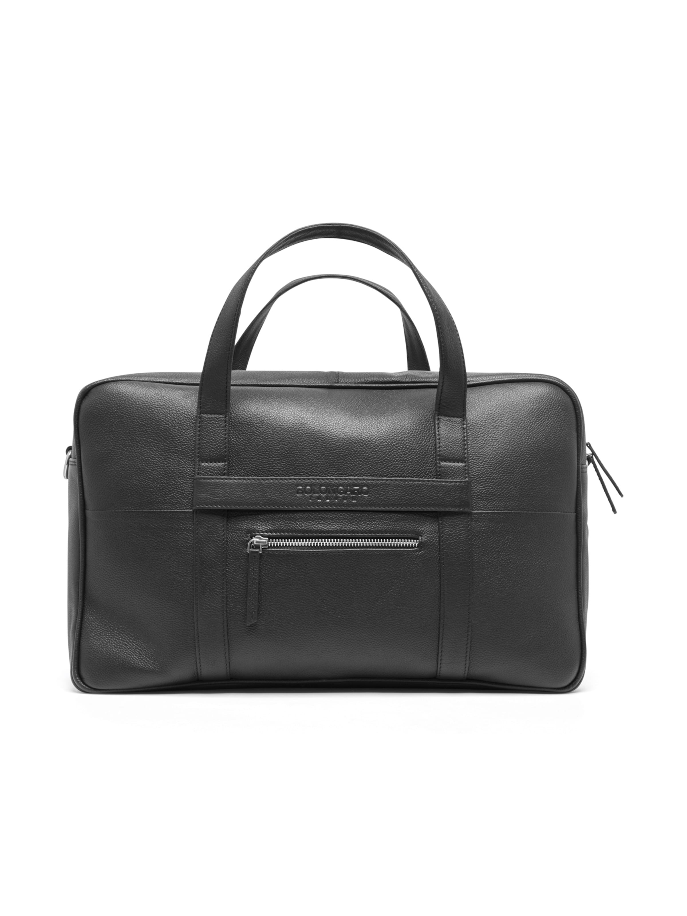 Sac week-end 'Berlin Holdallgrain' Bolongaro Trevor en noir : devant