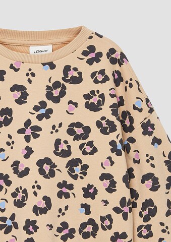 s.Oliver Sweatshirt in Beige