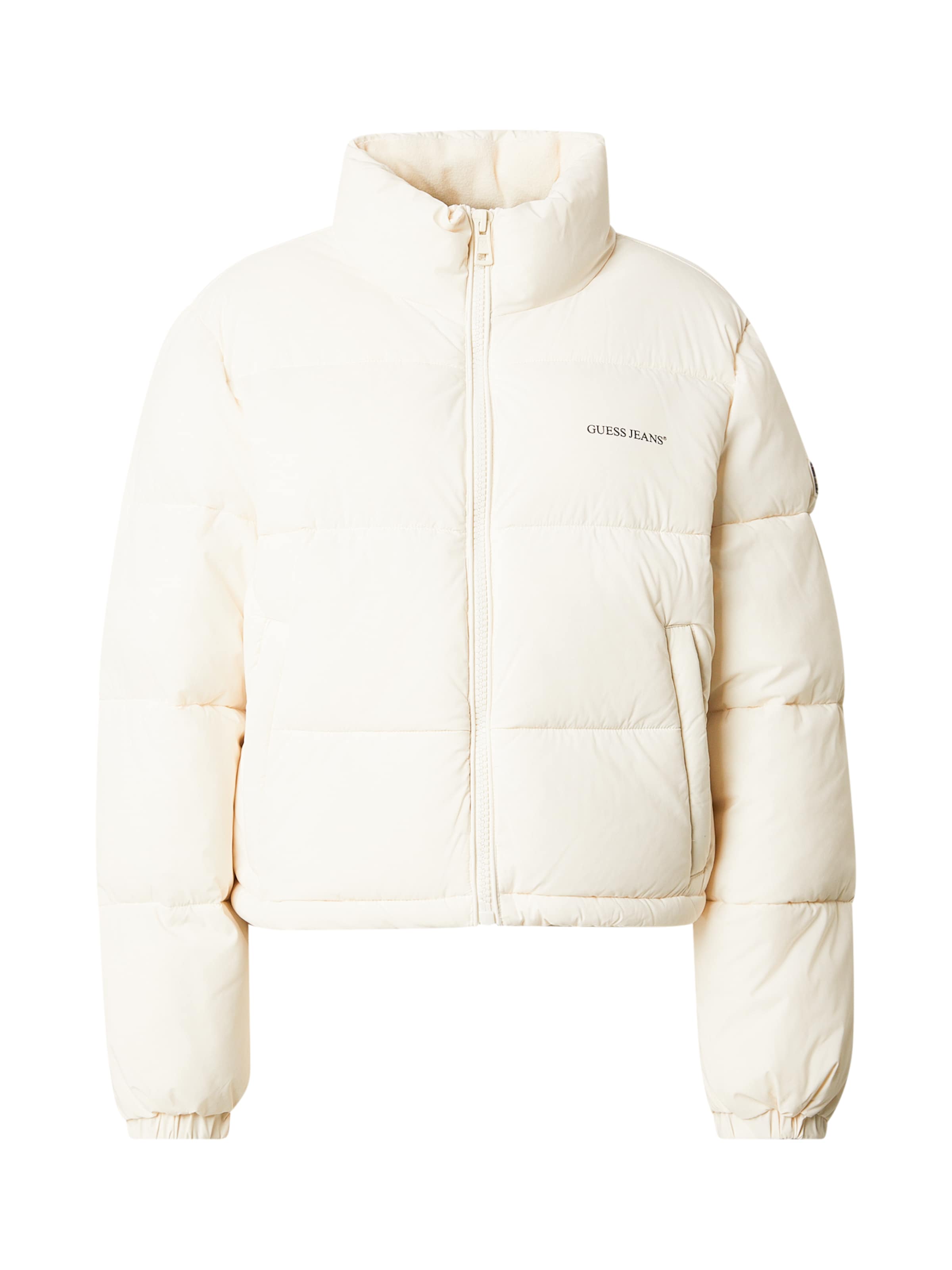 Geacă de iarnă GUESS JEANS pe crem, Vizualizare produs