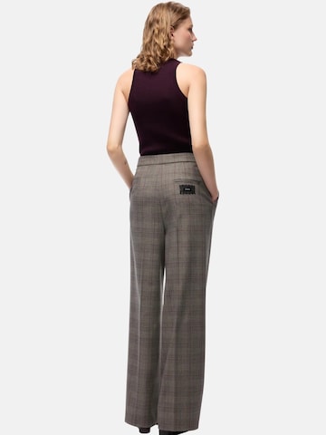 Wide Leg Pantalon 'PINKO PLUMERIA PANTALONE MISTO LANA TINTO FILO PANTALONE' PINKO en gris