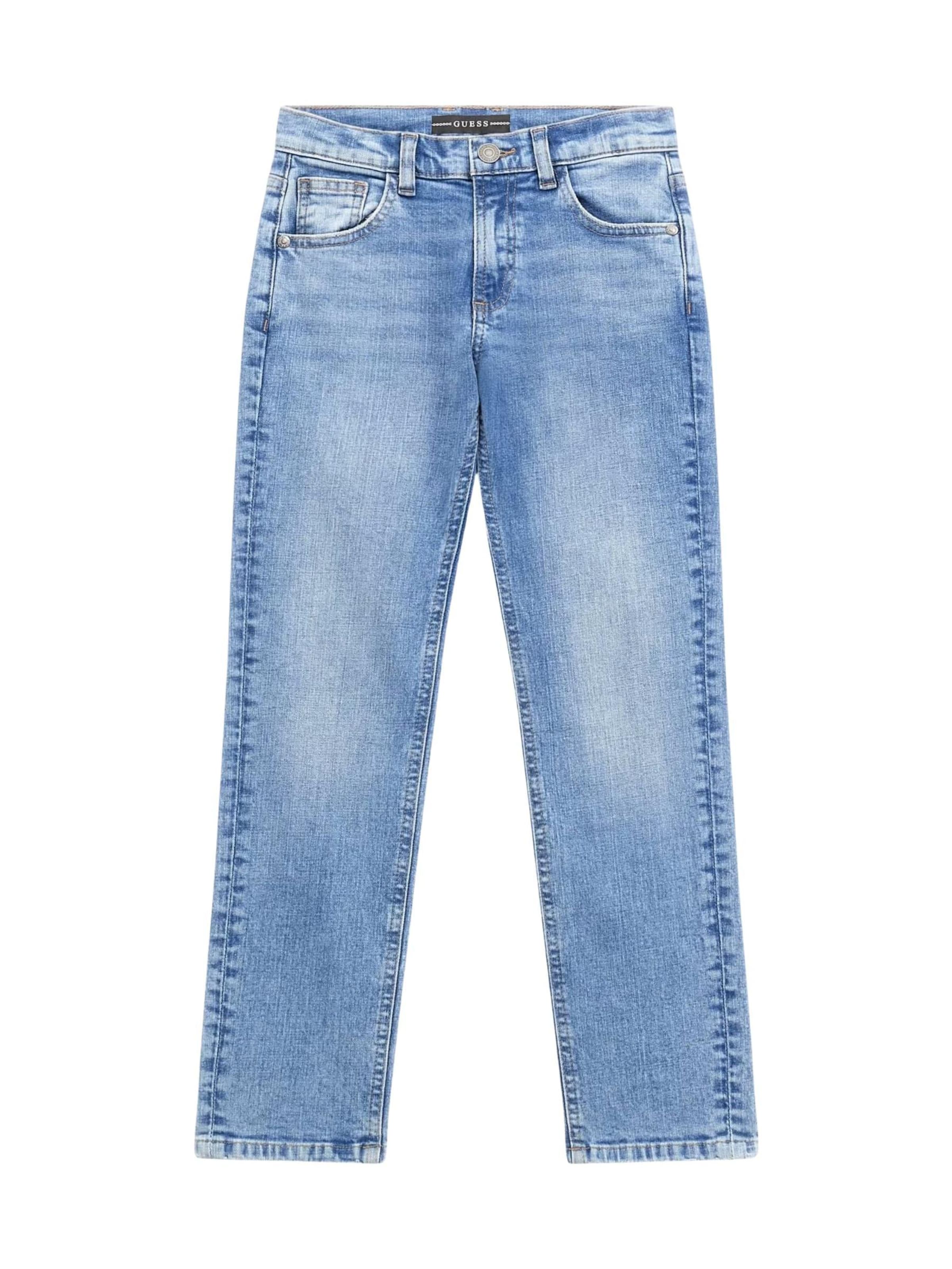 GUESS KIDS Regular Trousers in Blue: front