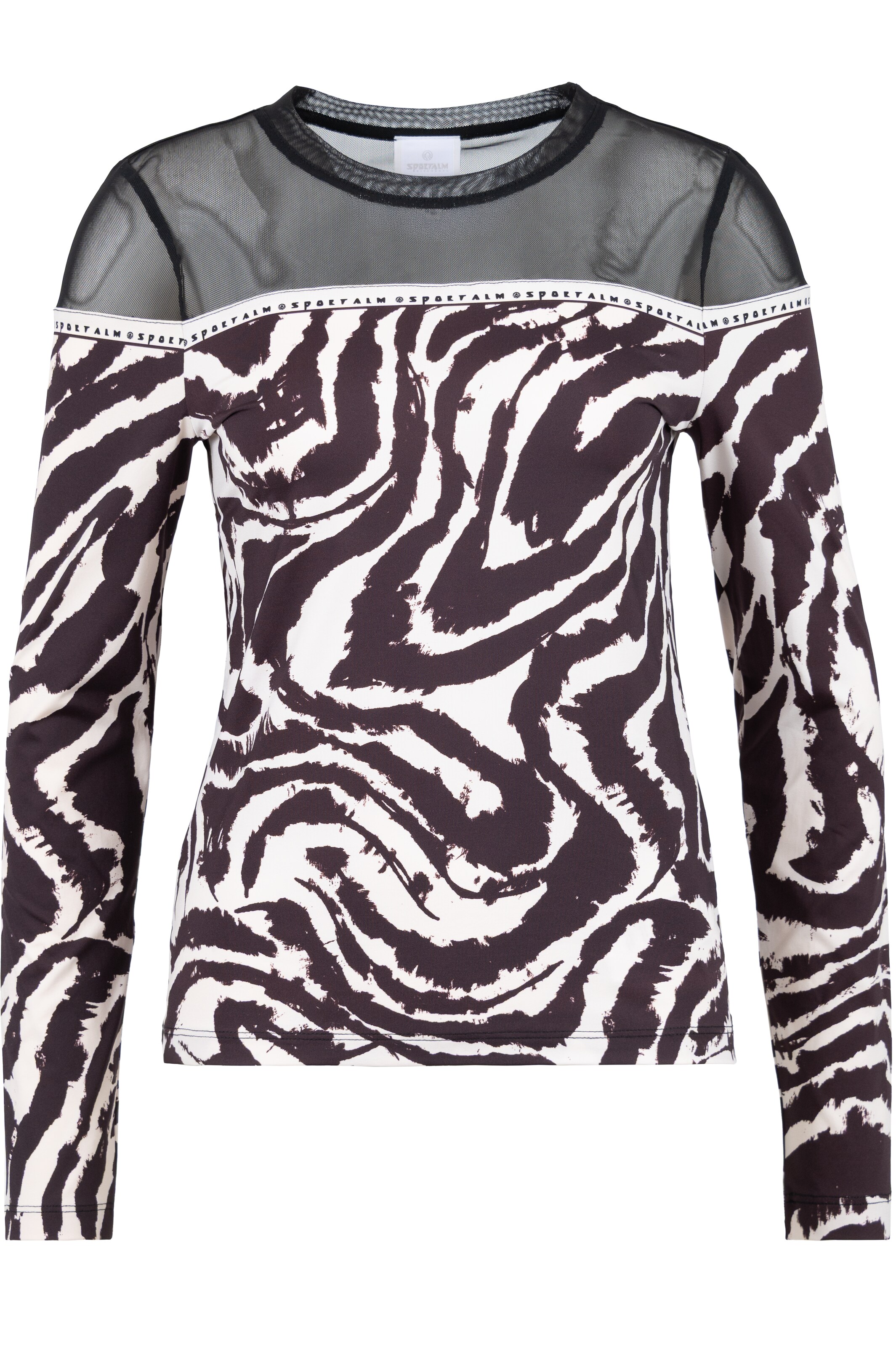 Sportalm Kitzbühel Shirt in Chocolate / Black / White, Item view