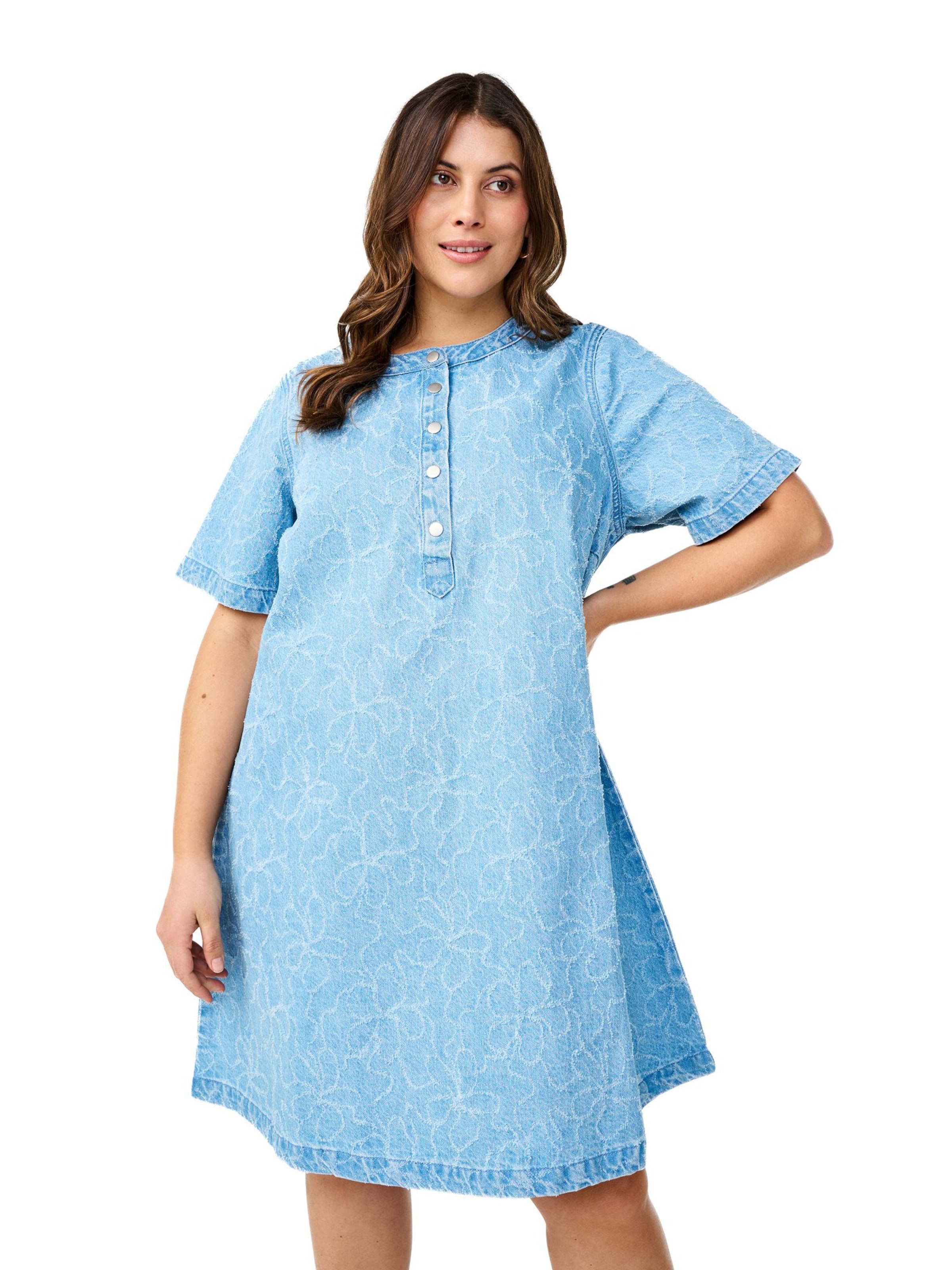 Zizzi Šaty 'Jtami' – modrá: přední strana