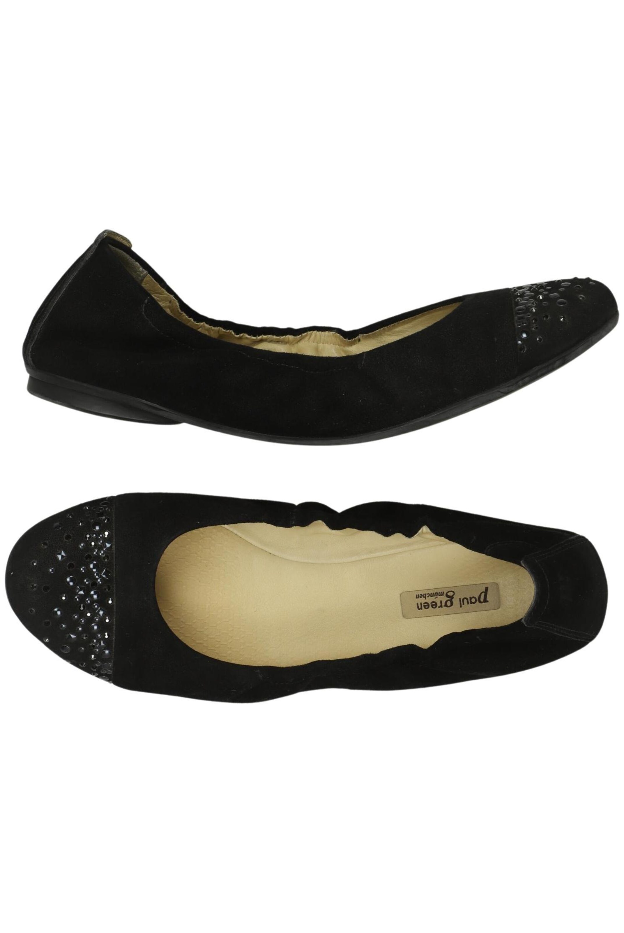 Paul Green Flats & Loafers in 38,5 in Black: front