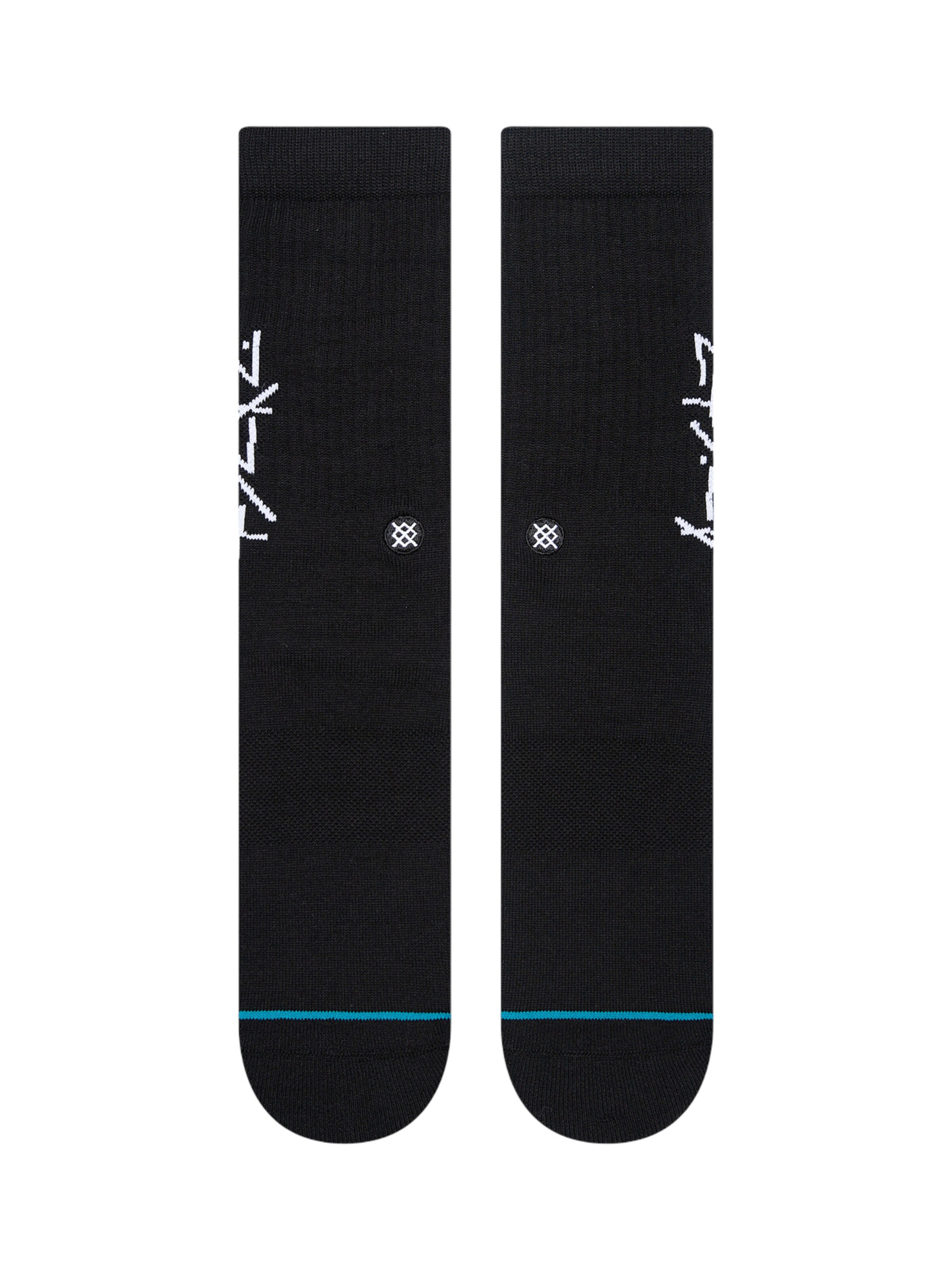 Stance Athletic Socks in Black: front