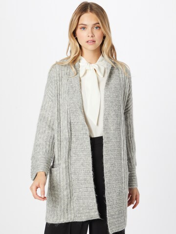 Y.A.S Knit Cardigan 'SUDANA' in Grey: front