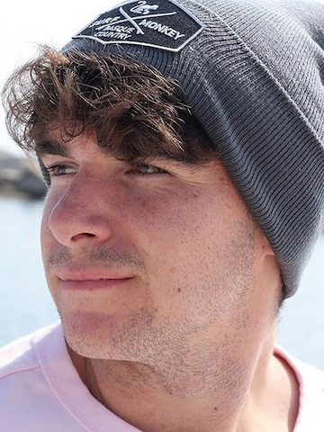 Surf Monkey Mütze in Grau