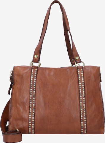 Campomaggi Shoulder Bag in Brown: front