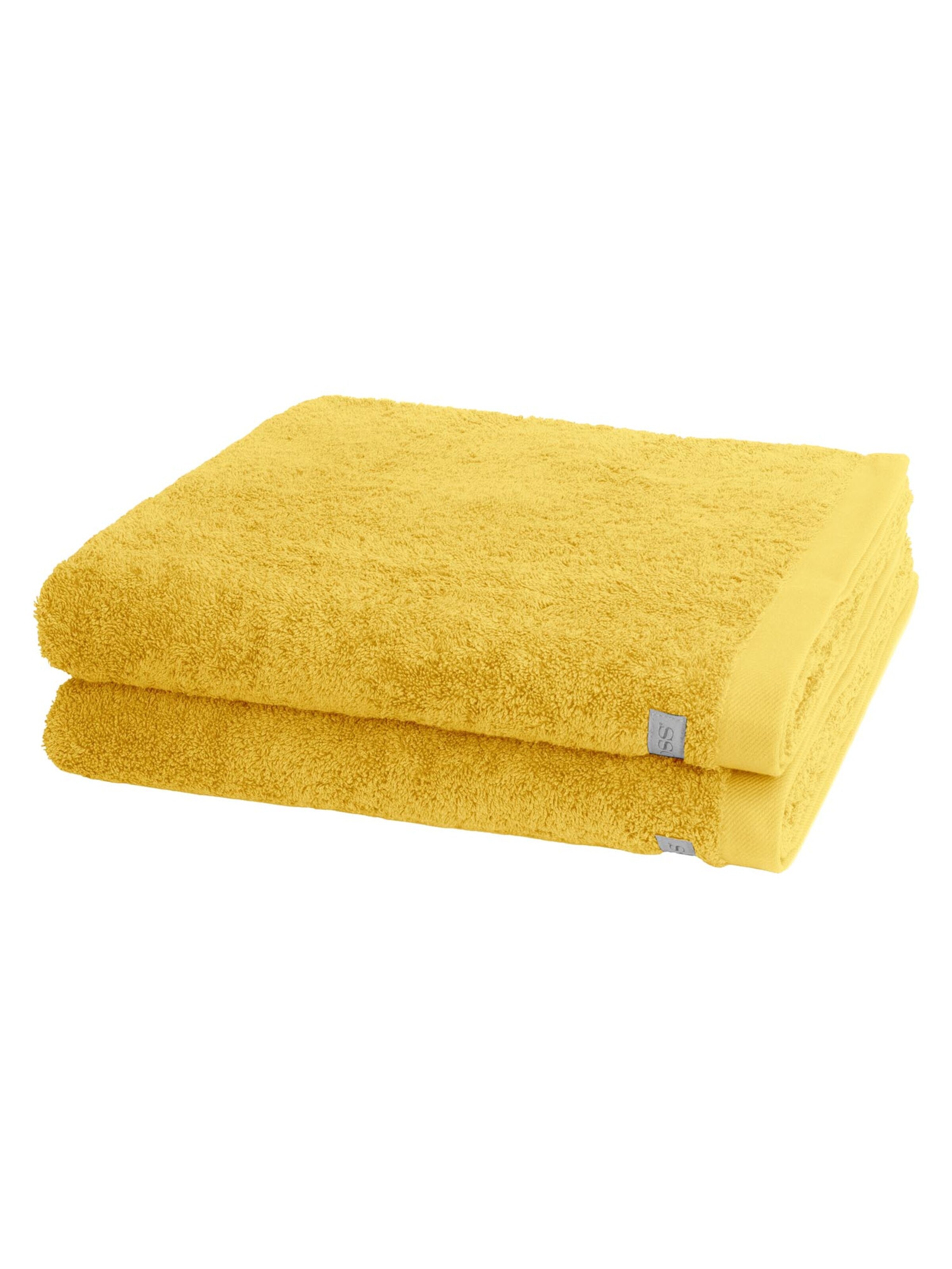 ROSS Towel 'Sinfonie' in Yellow: front
