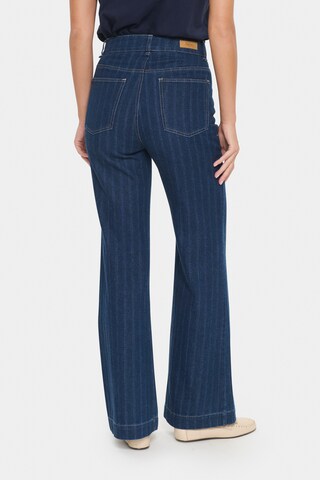 SAINT TROPEZ Flared Jeans 'OshanaSZ' in Blauw