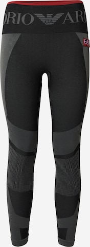 EA7 Emporio Armani - Skinny Pantalón deportivo en negro: frente