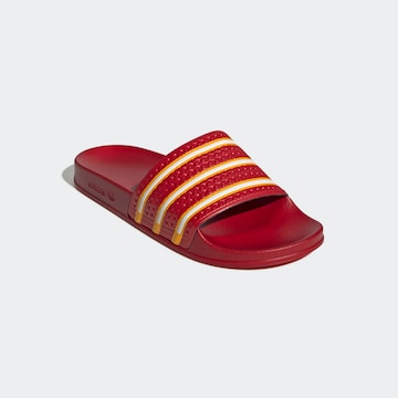 ADIDAS ORIGINALS Mules 'Adilette' in Red