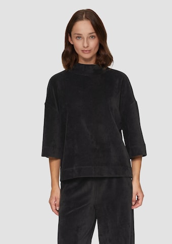 Sweat-shirt s.Oliver en noir : devant