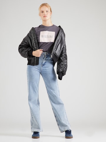 MUSTANG T-Shirt 'ALINA' in Grau